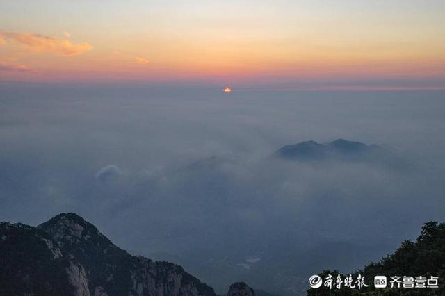 泰山图片高清大图，泰山日出美景图高清（壹图集7月1日献礼）