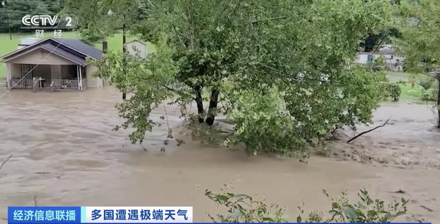 美国密歇根州洪水，美国肯塔基州暴雨引发洪水