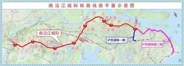 北沿江高铁2022年最新进展，南沿江城铁铺轨北沿江高铁获批