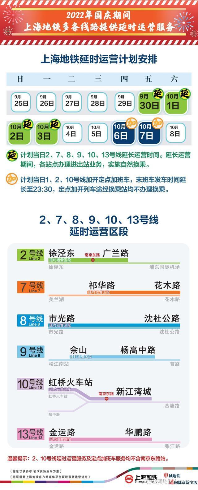 上海地铁停运时间，上海地铁每天停运时间