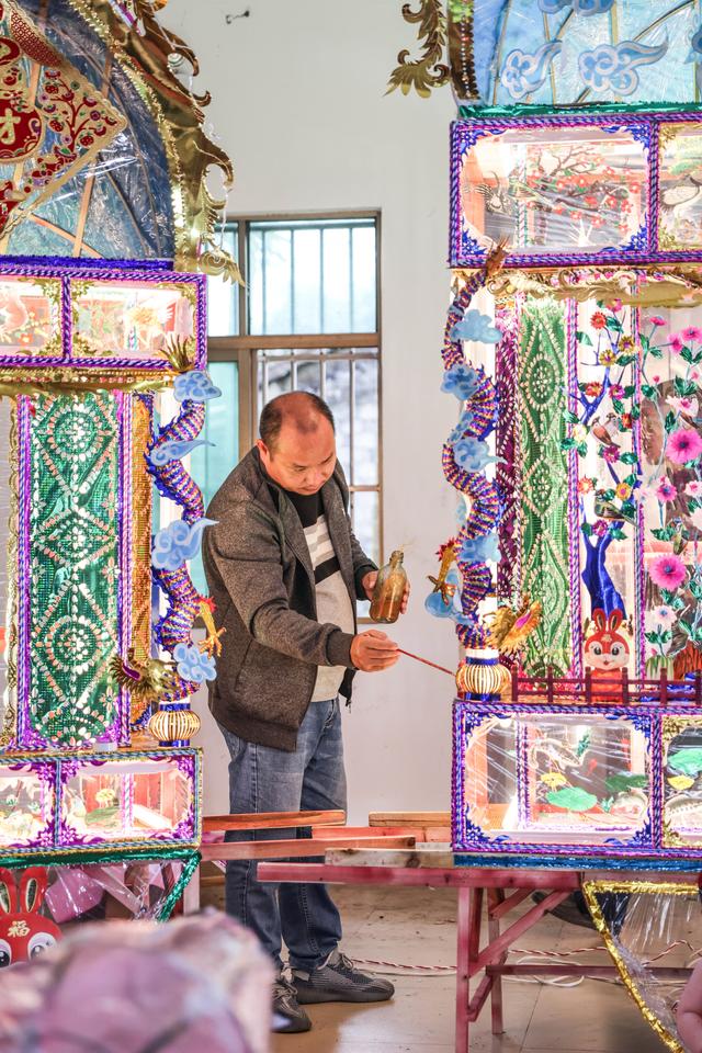 元宵节花灯海口琼山区，海南龙江元宵赛