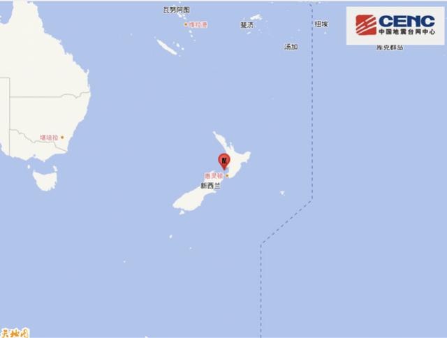 新西兰7.5级地震，新西兰调整地震震级至7.5级