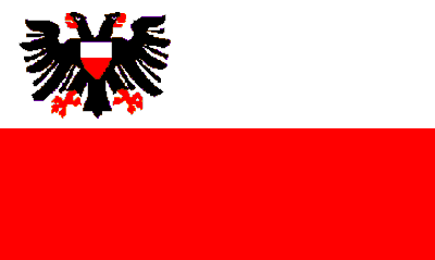 一战后,但泽成为波兰管辖的自由市,这也是其象征旗帜:3,普鲁士旗帜