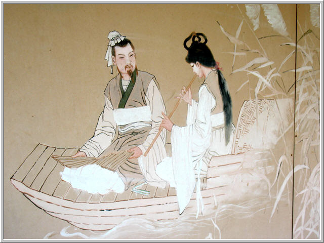 关于西施的结局,历来有几种说法:一,吴亡,随范蠡泛舟五湖,不知所终.