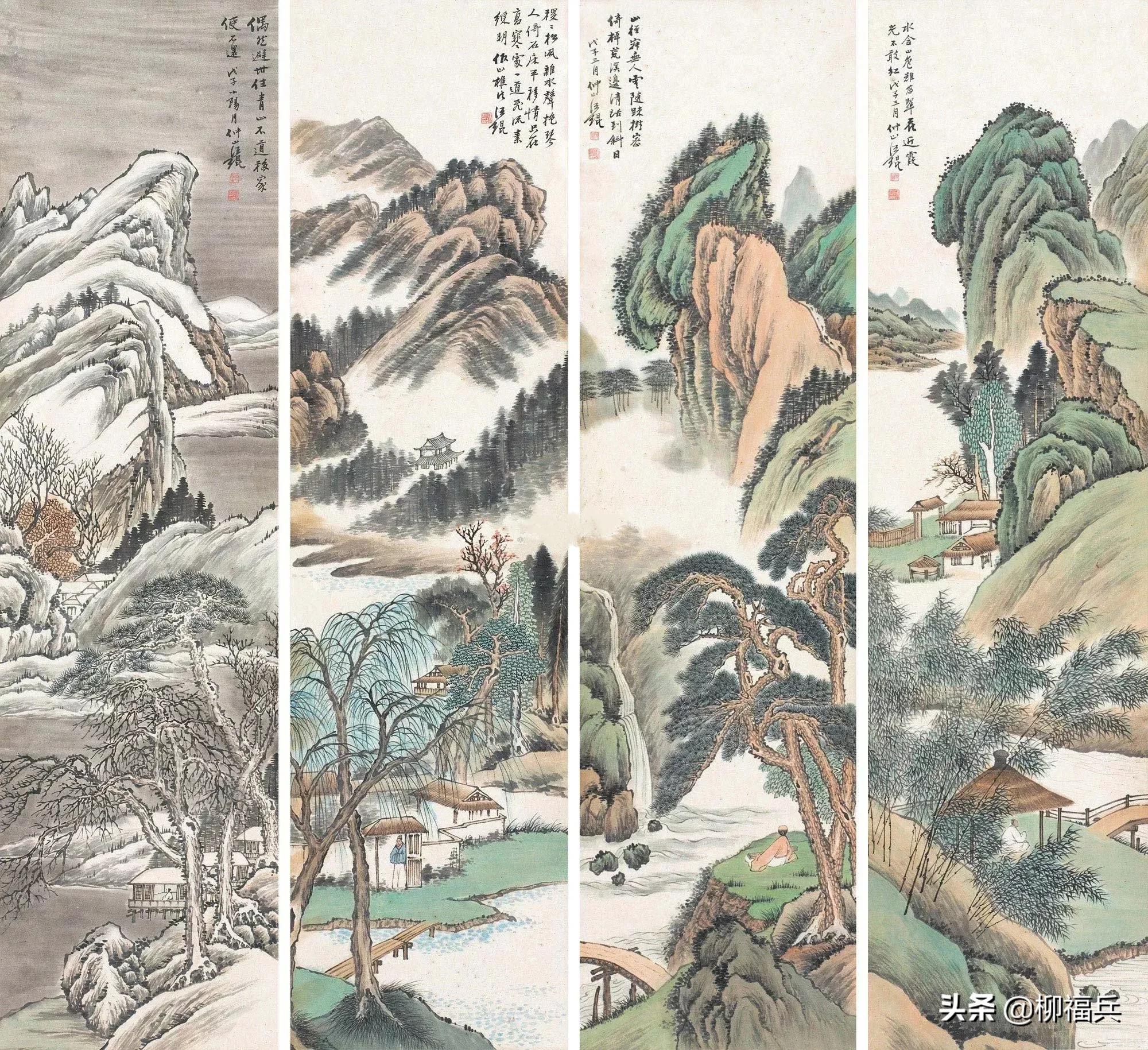 名家山水画名家山水画图片大全精品