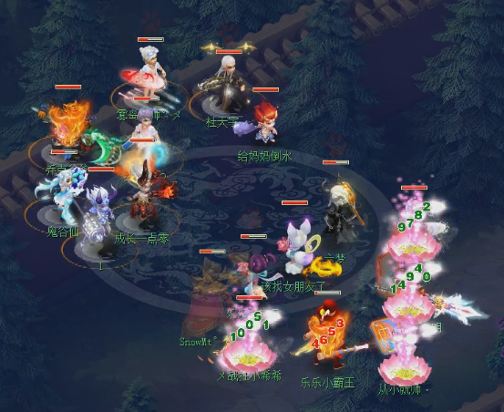 梦幻西游：4输出推进，最后竟靠魔王的慈航翻盘