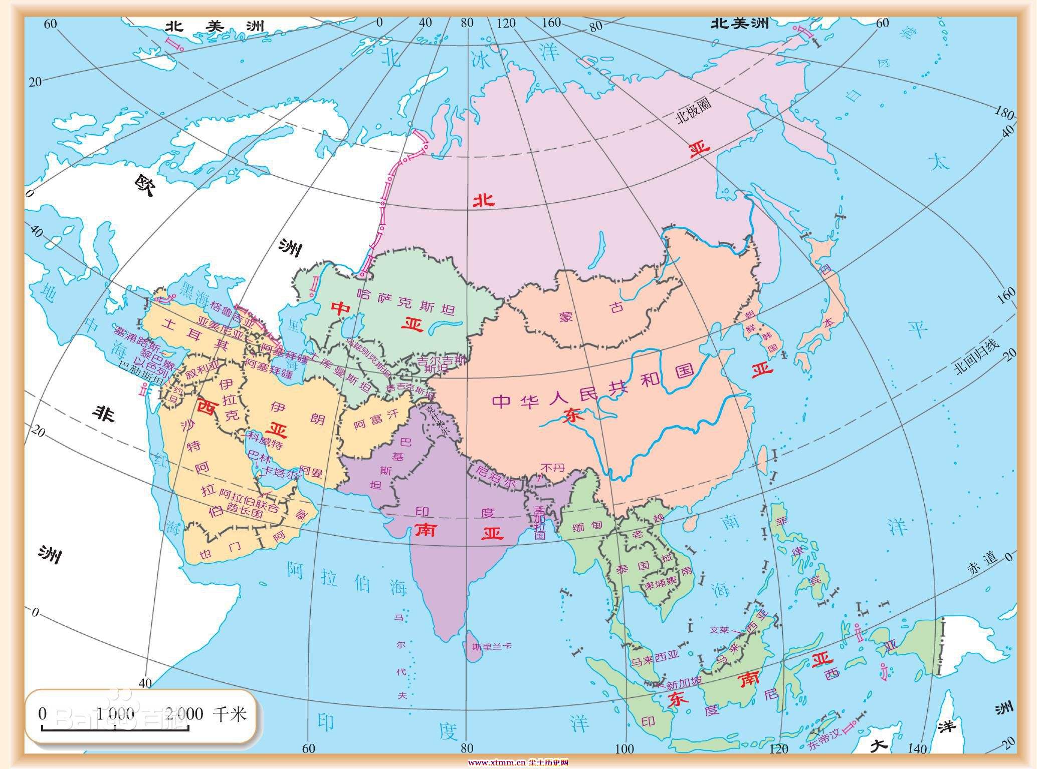 亚洲最大的平原(带你走进世界地图了解其中的知识)