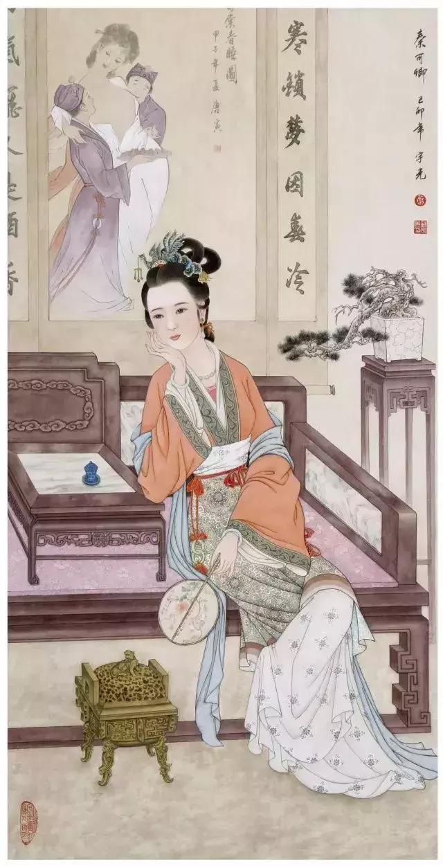 红楼梦十二金钗判词 红楼梦十二钗仕女图