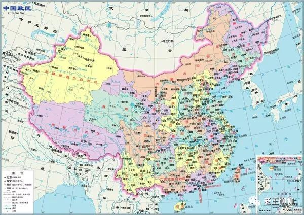 中国地图简笔画 儿童手绘地图作品