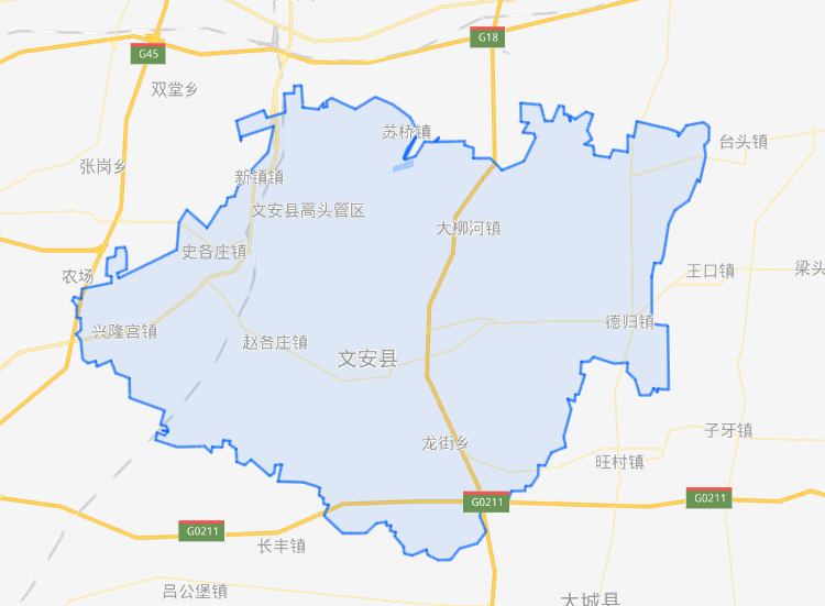 河北省文安县属于哪个市河北省文安县有多少人口