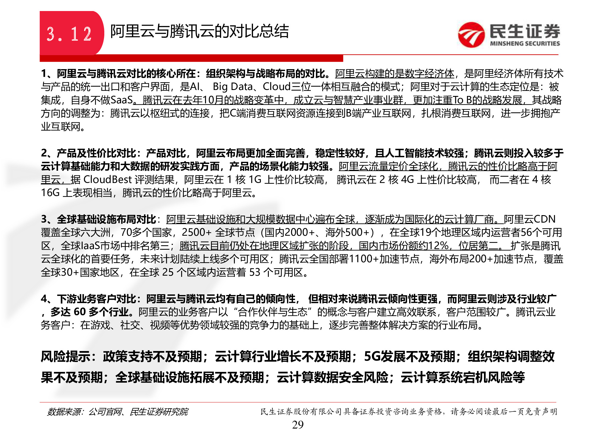 中国云计算巨头对比分析：阿里云VS腾讯云