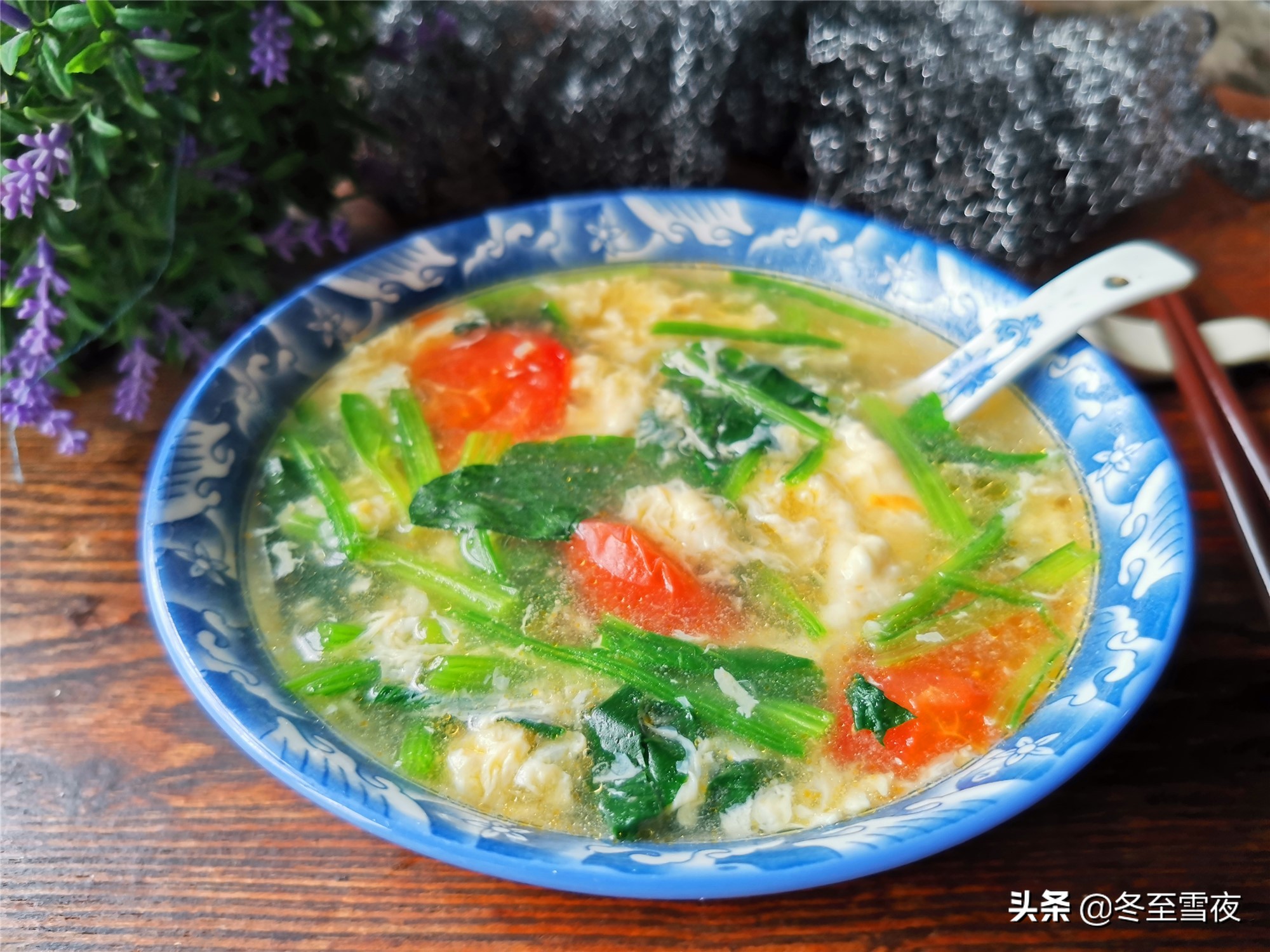 菠菜鸡蛋汤的做法 菠菜鸡蛋汤家庭做法
