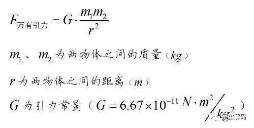 万有引力定律公式 牛顿三大定律