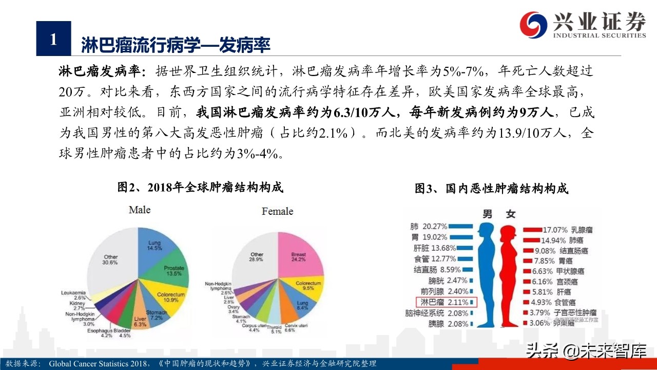 医药行业专题报告：淋巴瘤诊疗指南与药物梳理