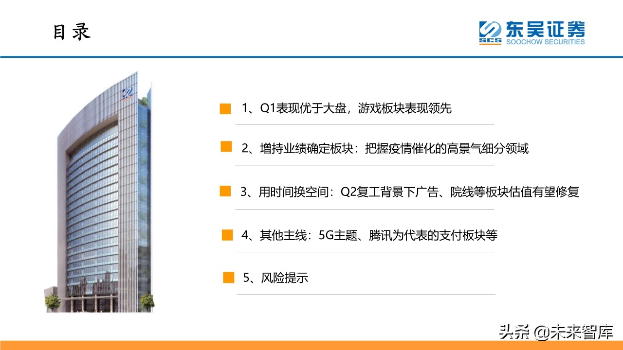 傳媒互聯(lián)網(wǎng)行業(yè)2020年2季度投資策略