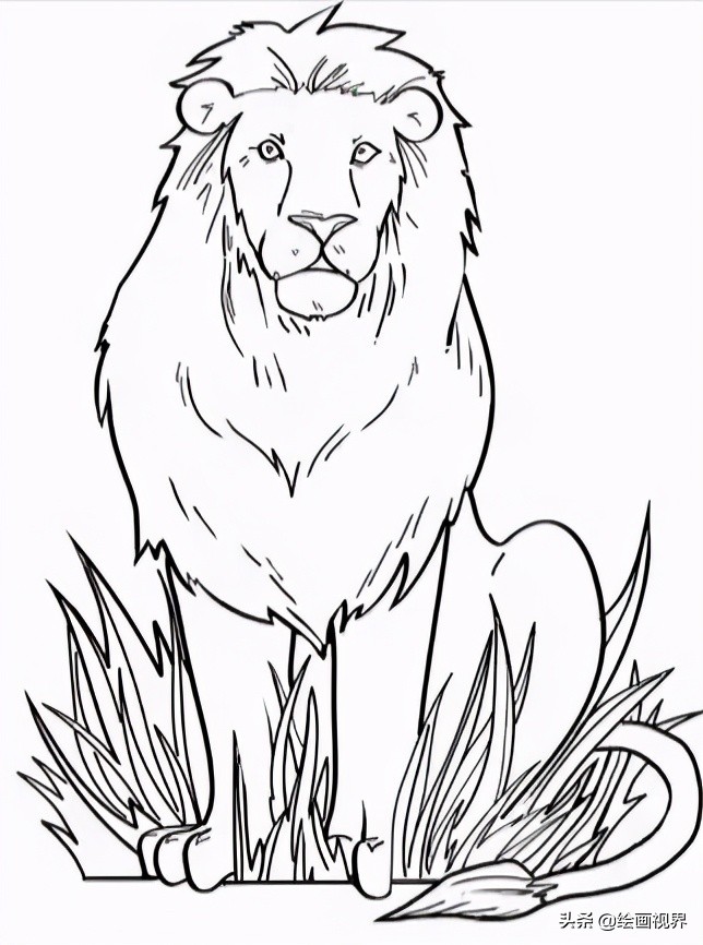 在我们绘画视界当中,狮子的画法可以说是很难画的,在我们常见的画中