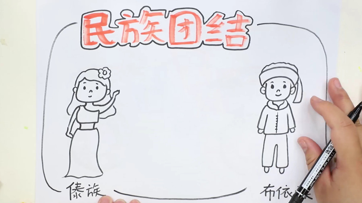 关于民族的手抄报 关于民族特色手抄报
