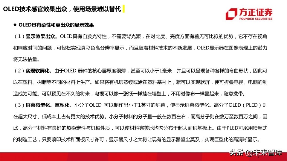 OLED行业深度报告：118页深度解读OLED产业的材料机遇