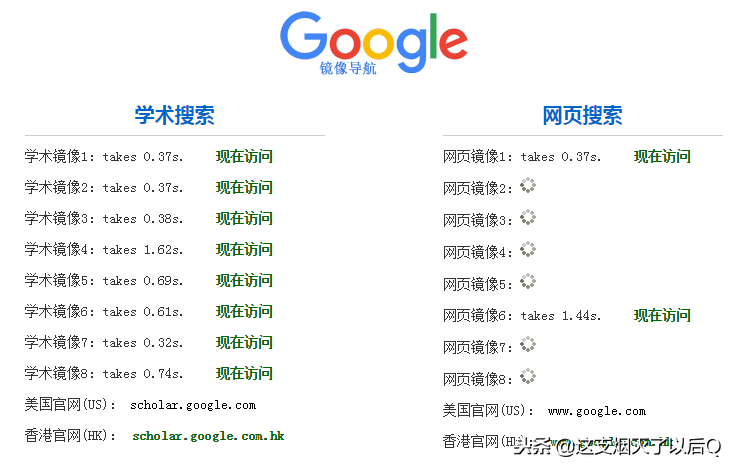 谷歌学术镜像网站 谷歌学术官方网站