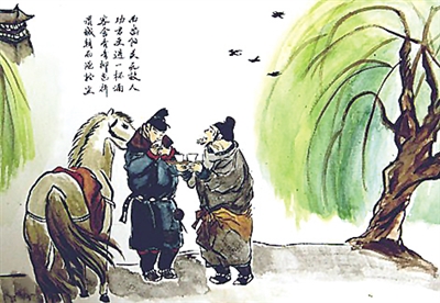送元二使安西的诗意 