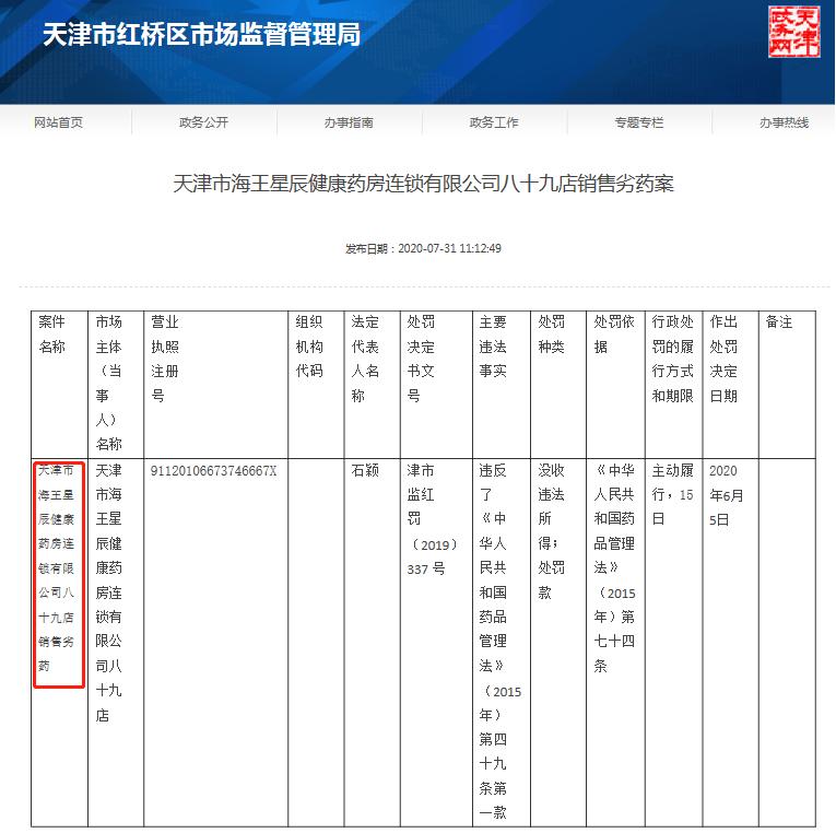 海王星辰健康药房 海王星辰药房连锁店