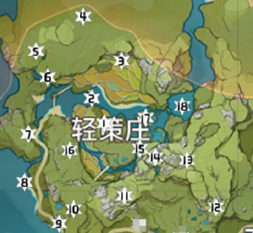 璃月地灵龛分布图 原神10个璃月灵龛位置
