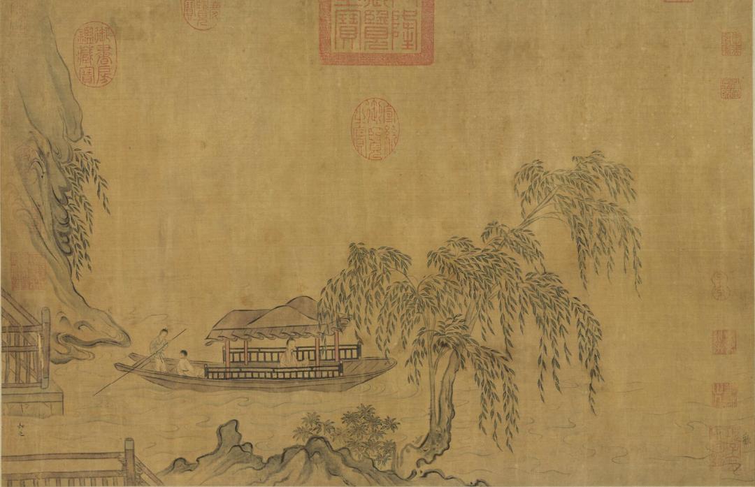 早春呈水部张十八员外 惠崇春江晚景