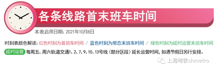 上海地铁运营时间 上海地铁准确时间表
