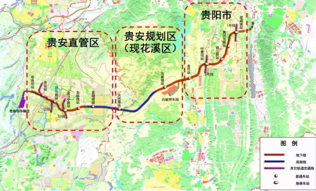 贵阳铁路学校详解贵阳的地铁线路规划