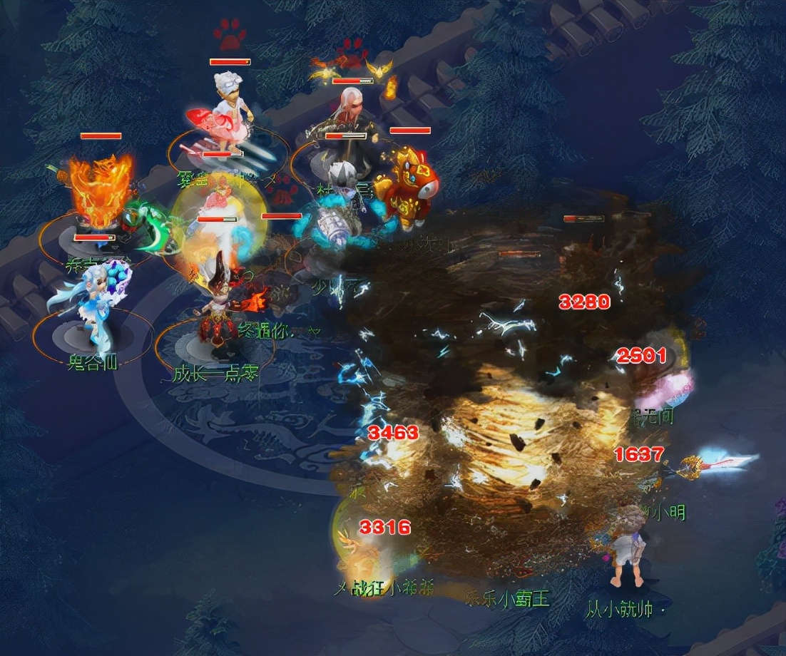 梦幻西游：4输出推进，最后竟靠魔王的慈航翻盘
