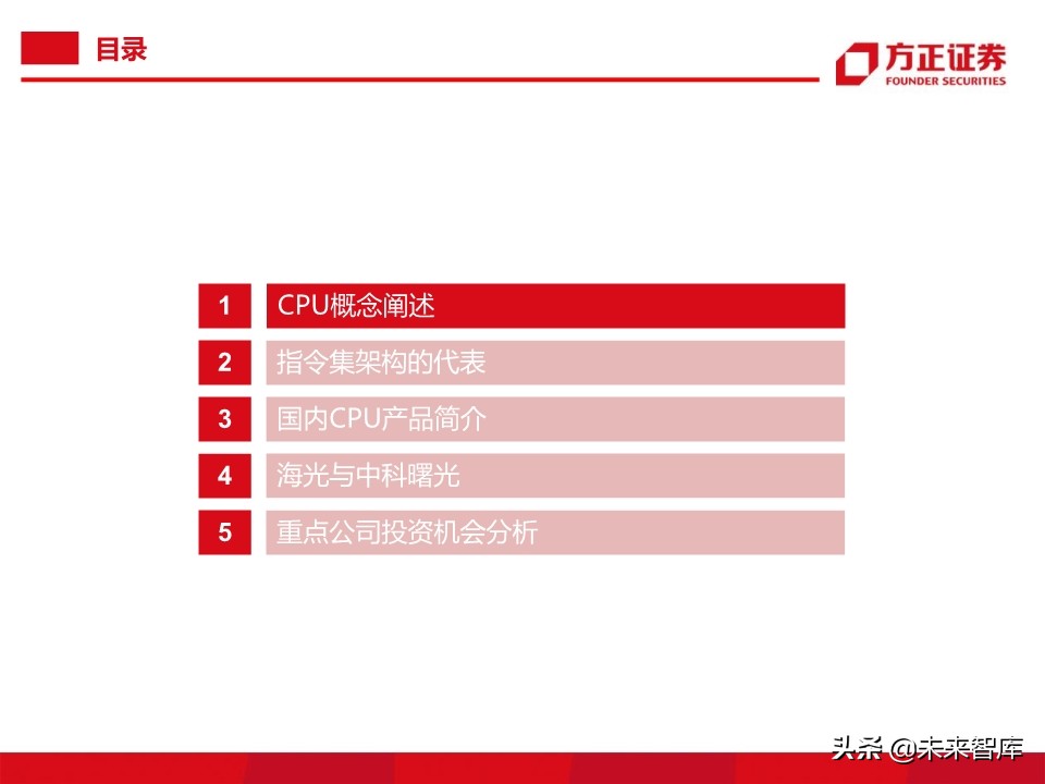半导体行业专题报告：国产CPU之曙光