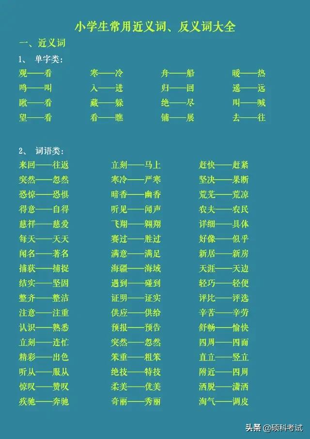赶紧的近义词是什么 赶紧的近义词 二年级