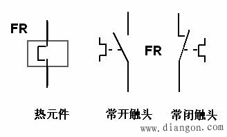 热继电器的图形文字符号