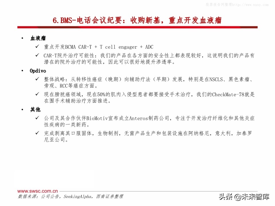 全球主流医药企业2019年报分析：公司业绩梳理