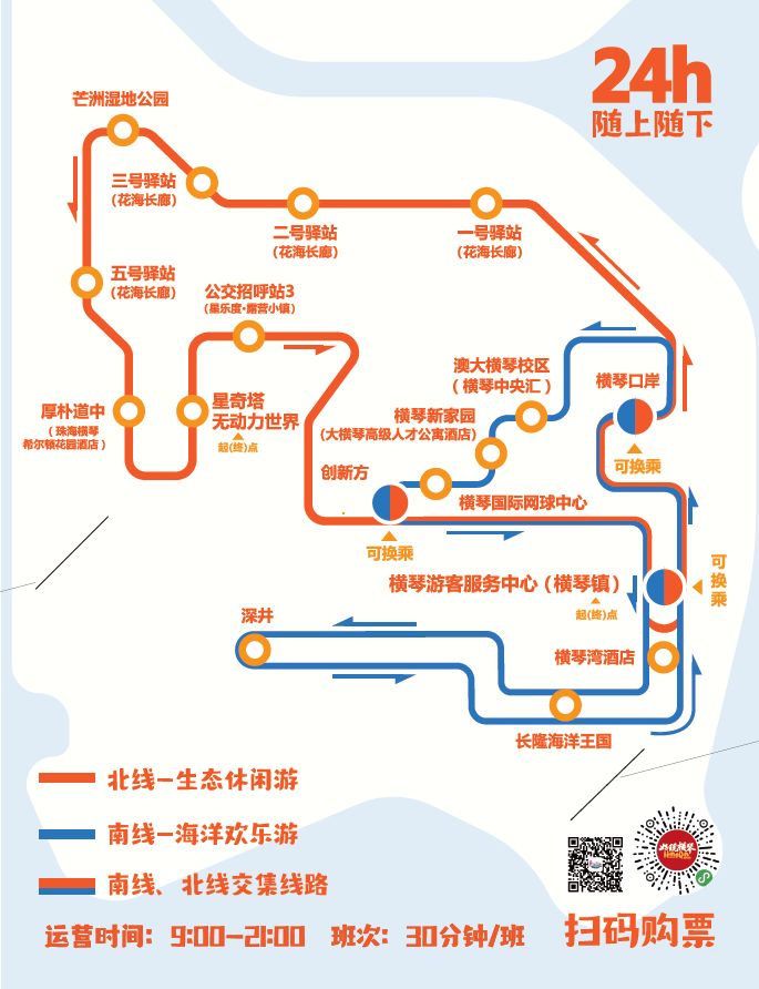 一票畅行珠海这些热门景区！24小时内不限次数⋯⋯