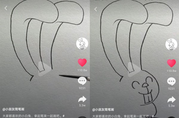 抖音上q版小女孩简笔画抖音最火的简笔画抖音上超简单的简笔画画法