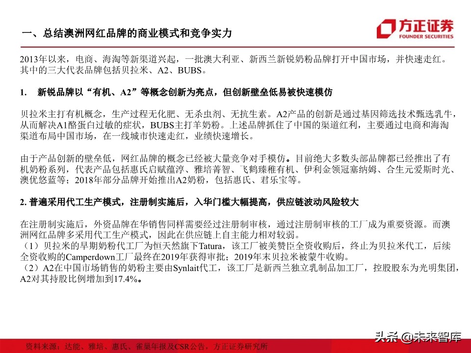 母婴奶粉行业深度研究：奶粉品牌二十年沉浮录（93页）