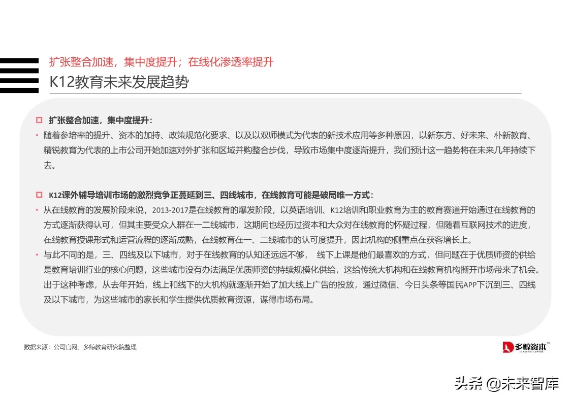 在线K12教育行业分析报告2019