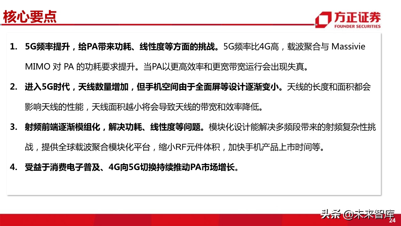 国产射频功率放大器PA行业深度研究