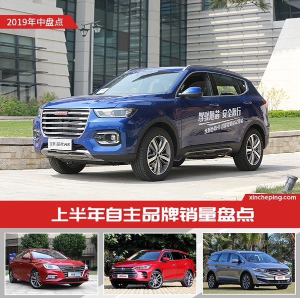 2019上半年自主品牌销量一览：各种跌，路在何方？