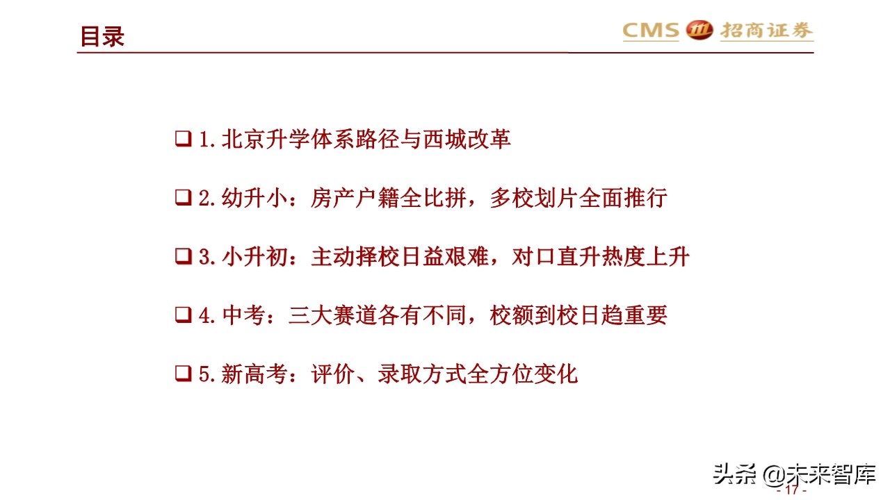 2020年北京地区升学指南：升学政策专题研究