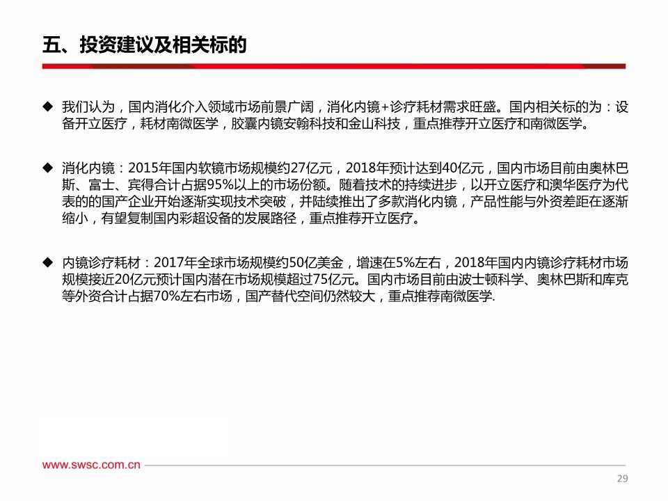 消化系统介入诊疗及内窥镜行业深度研究报告