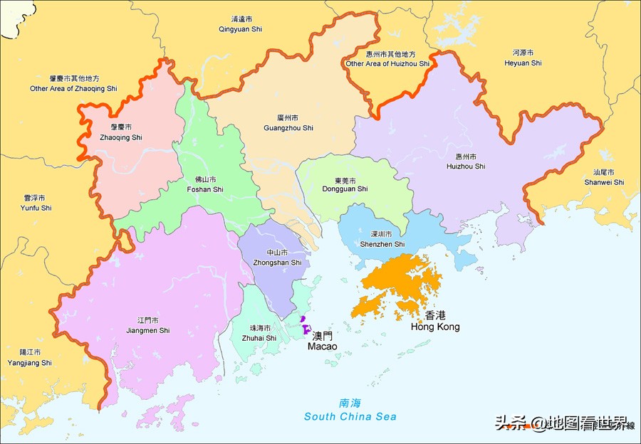 深圳市宝安区地图 深圳宝安区域分布图