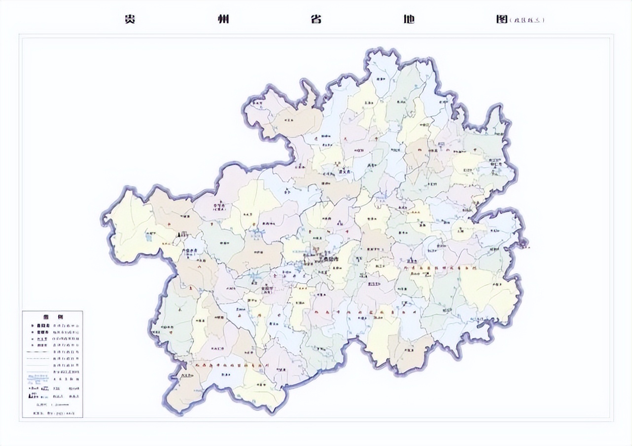 2022版贵州省标准地图更新发布