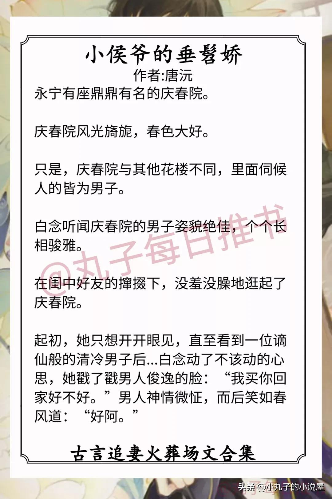 强推!追妻火葬场文系列,《丑妾》《小娇矜》《通房生存守则》赞