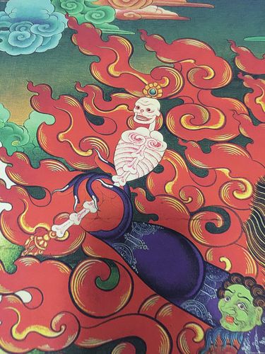 扎基拉姆唐卡的寓意扎基拉姆唐卡佩戴禁忌