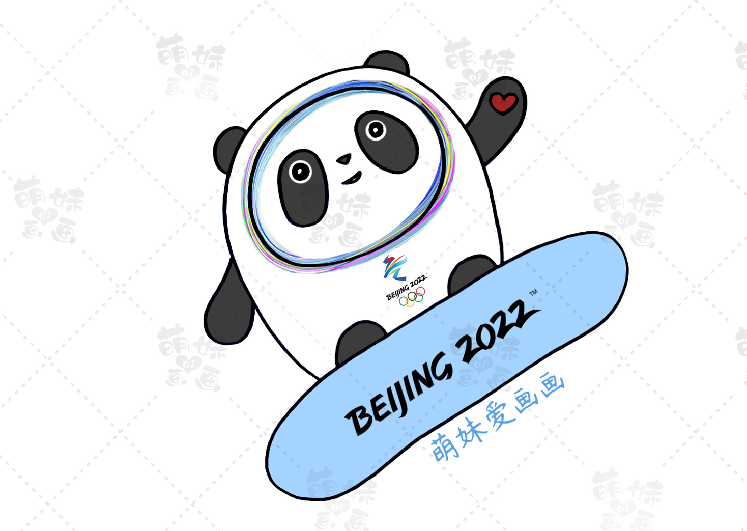 简单漂亮的2022北京冬奥会手抄报及简笔画合集