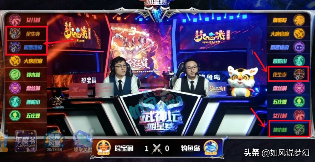 梦幻西游：珍宝阁2神木战胜渔岛，夺全明星赛冠军，杨洋率队获胜