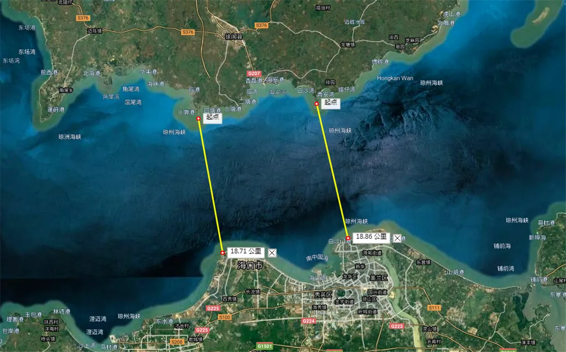 琼州海峡跨海大桥(琼州海峡两岸为什么不建桥)