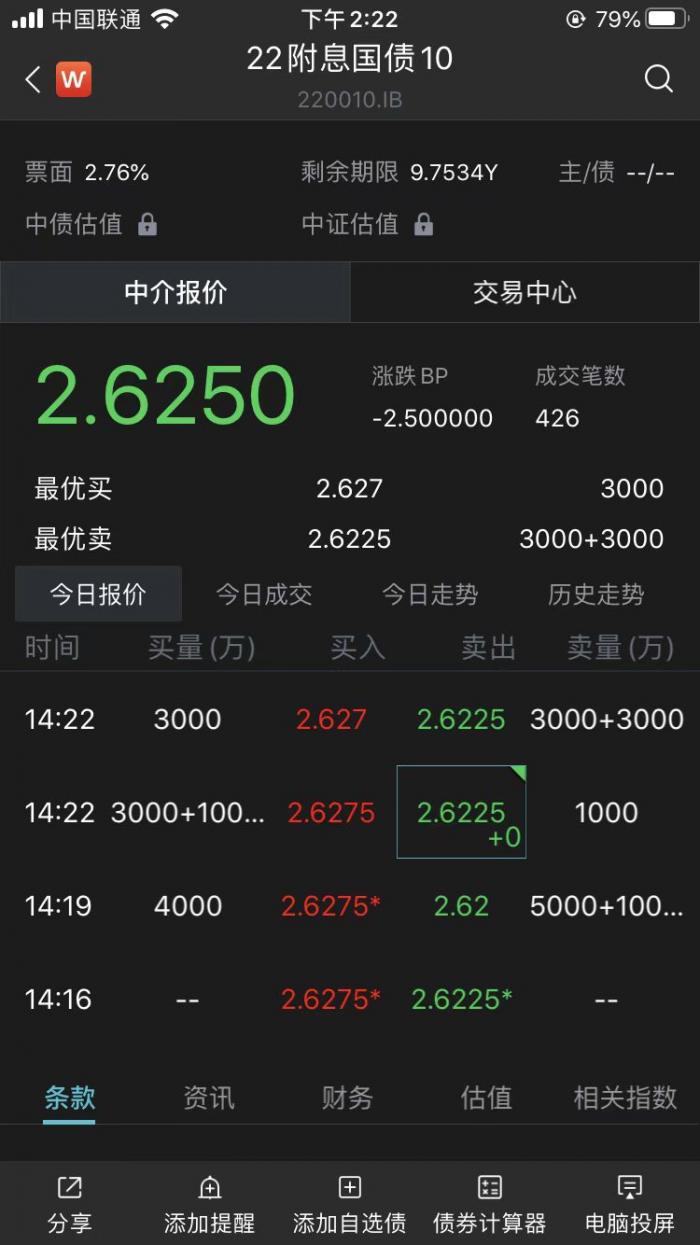 十年期国债收益率 十年国债收益率 实时